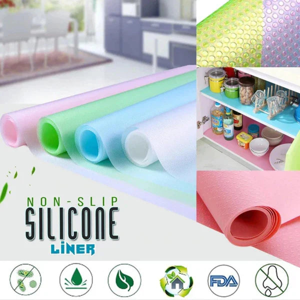 Anti-Slip Shelf Mat Sheet 45x150cm – For Kitchen Cabinets & Fridge Drawers