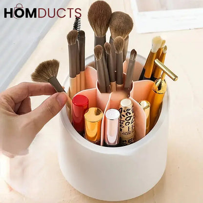 360° Rotating Base Makeup Brush Holder