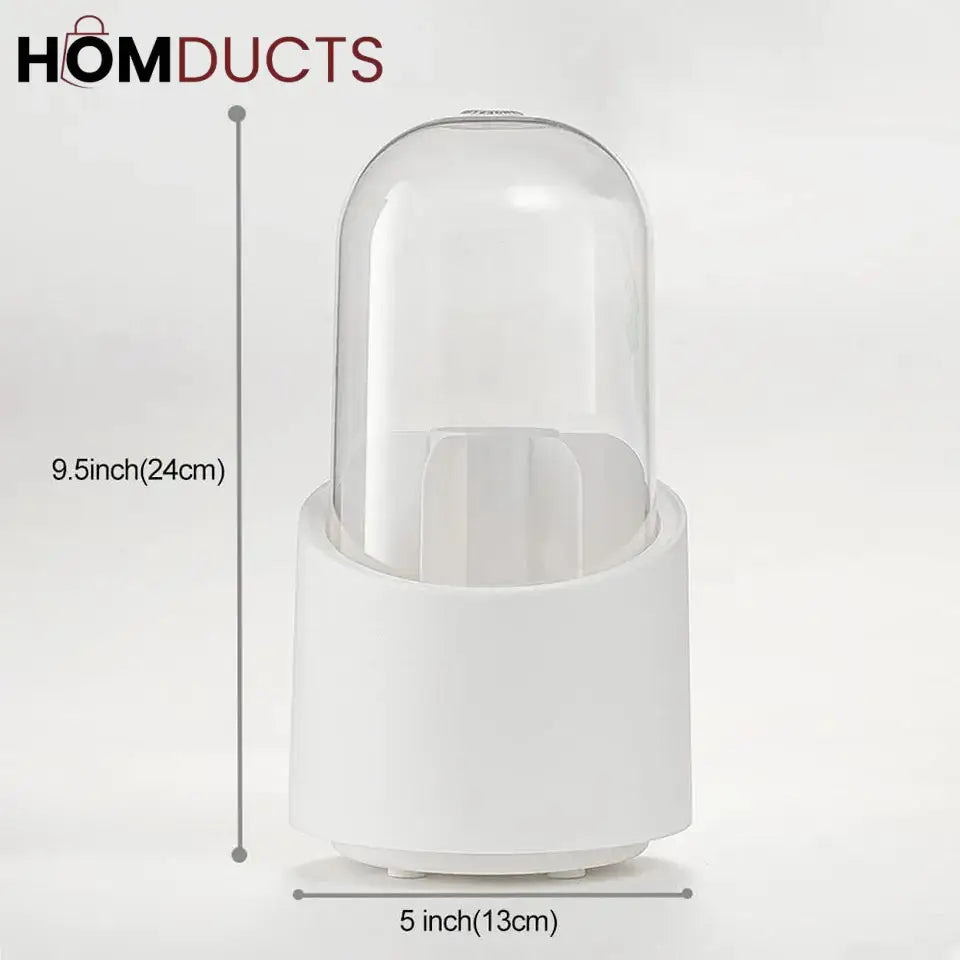 360° Rotating Base Makeup Brush Holder