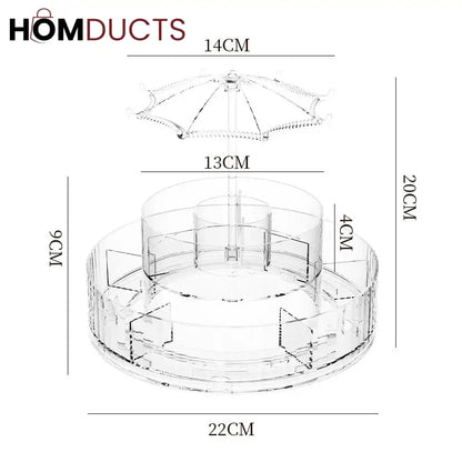 360 Rotating Cosmetic Storage Organizer