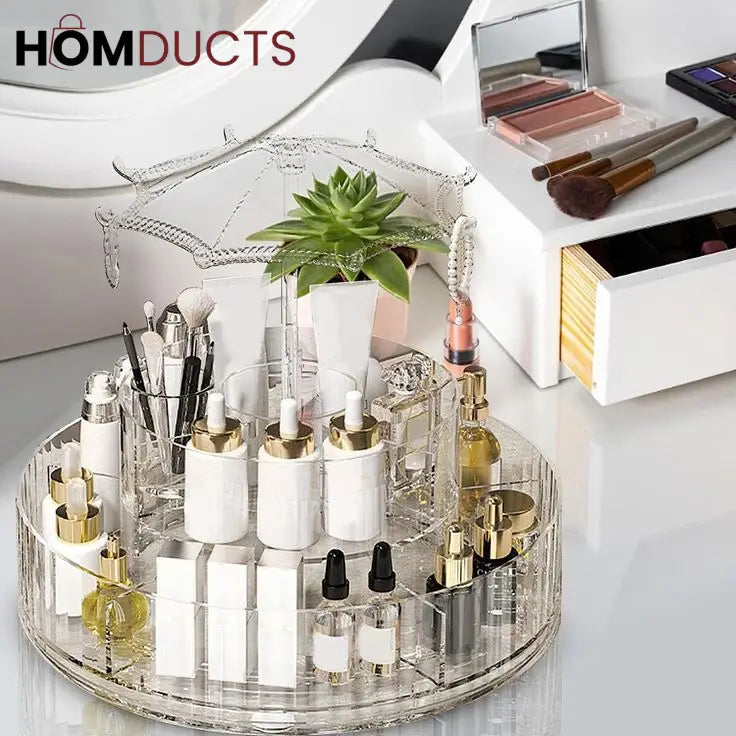 360 Rotating Cosmetic Storage Organizer