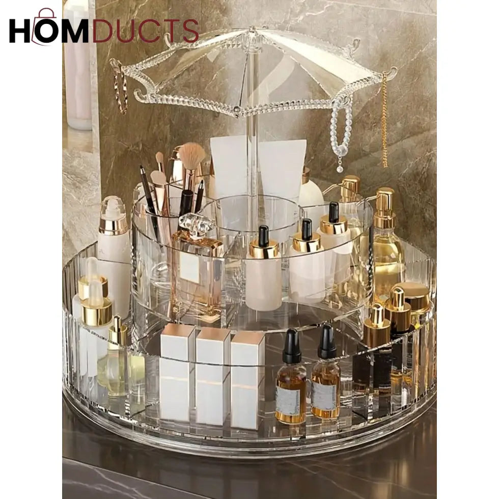360 Rotating Cosmetic Storage Organizer