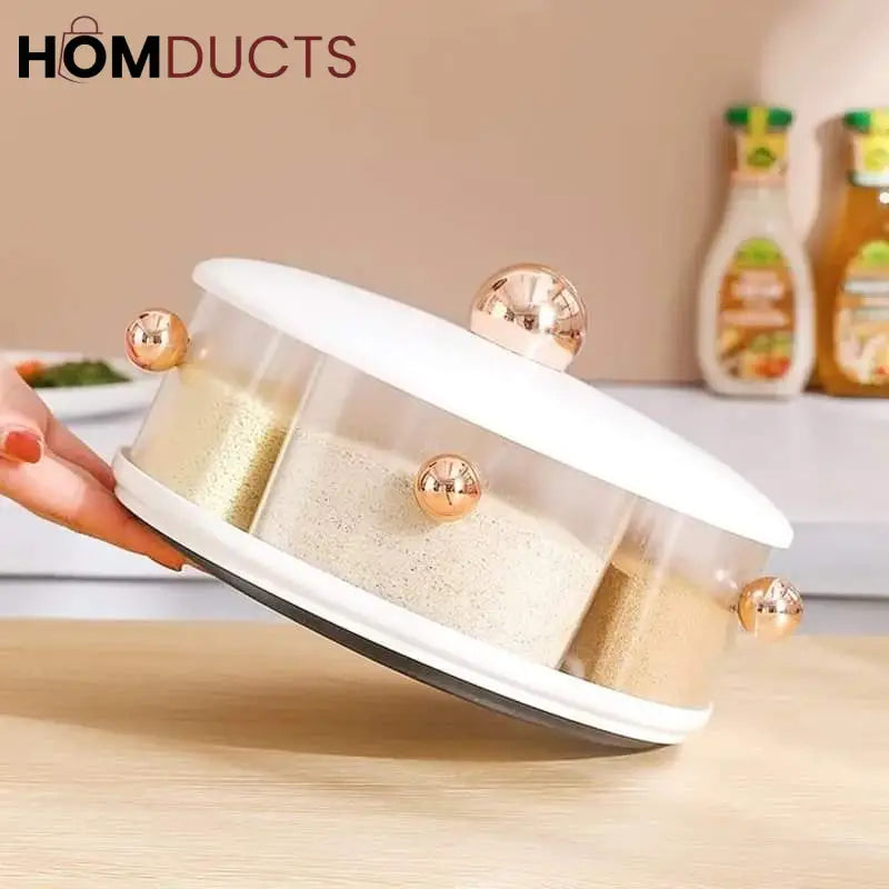 360° Rotating large Capacity Spice Box