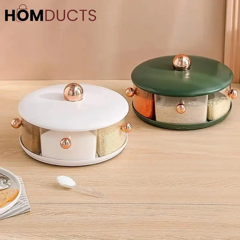 360° Rotating large Capacity Spice Box
