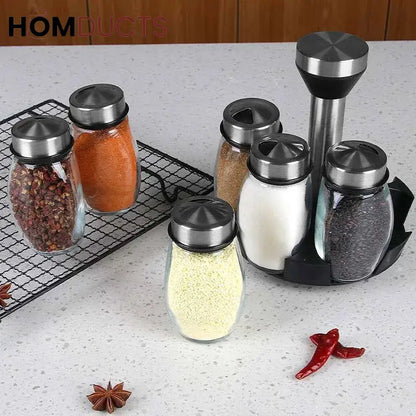 360 Rotating Spice Jar Set