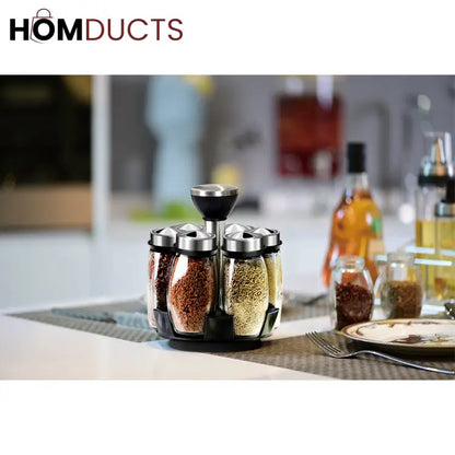 360 Rotating Spice Jar Set