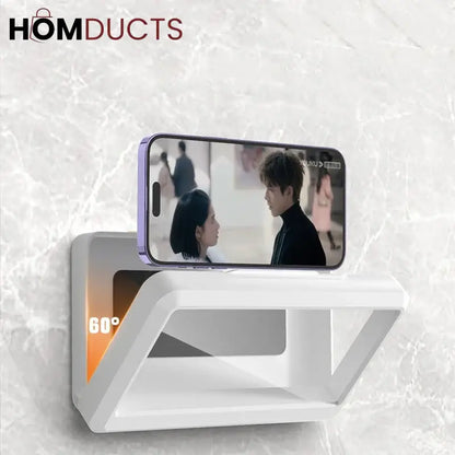 360° Rotating Waterproof Wall Mount Phone Holder – Touchscreen Shower Phone Case for Bathroom & Kitchen