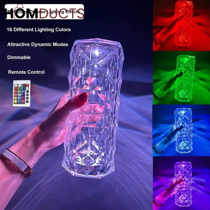 3d Diamond Touch Lamp (16 colors)
