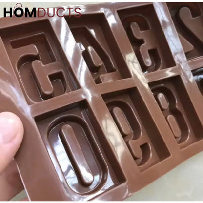 3D Silicone Number Chocolate Mold - Cake & Dessert Tool