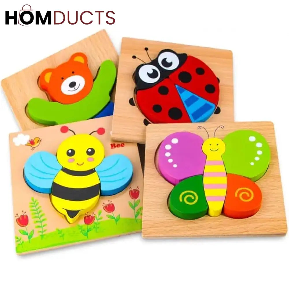 3d Wooden Puzzle Jigsaw Board
