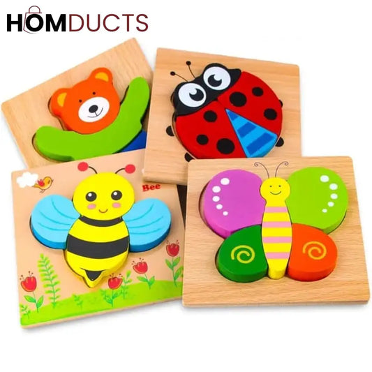 3d Wooden Puzzle Jigsaw Board