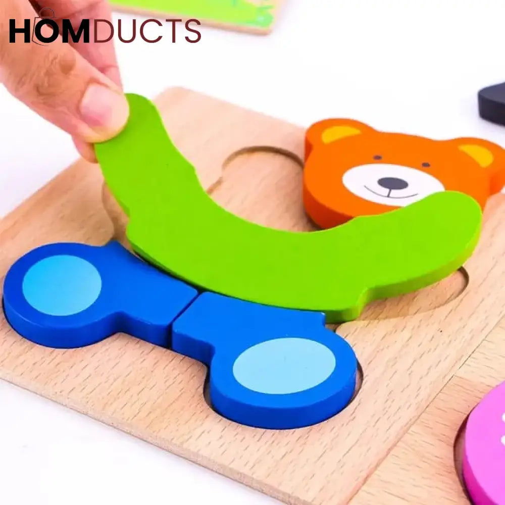 3d Wooden Puzzle Jigsaw Board