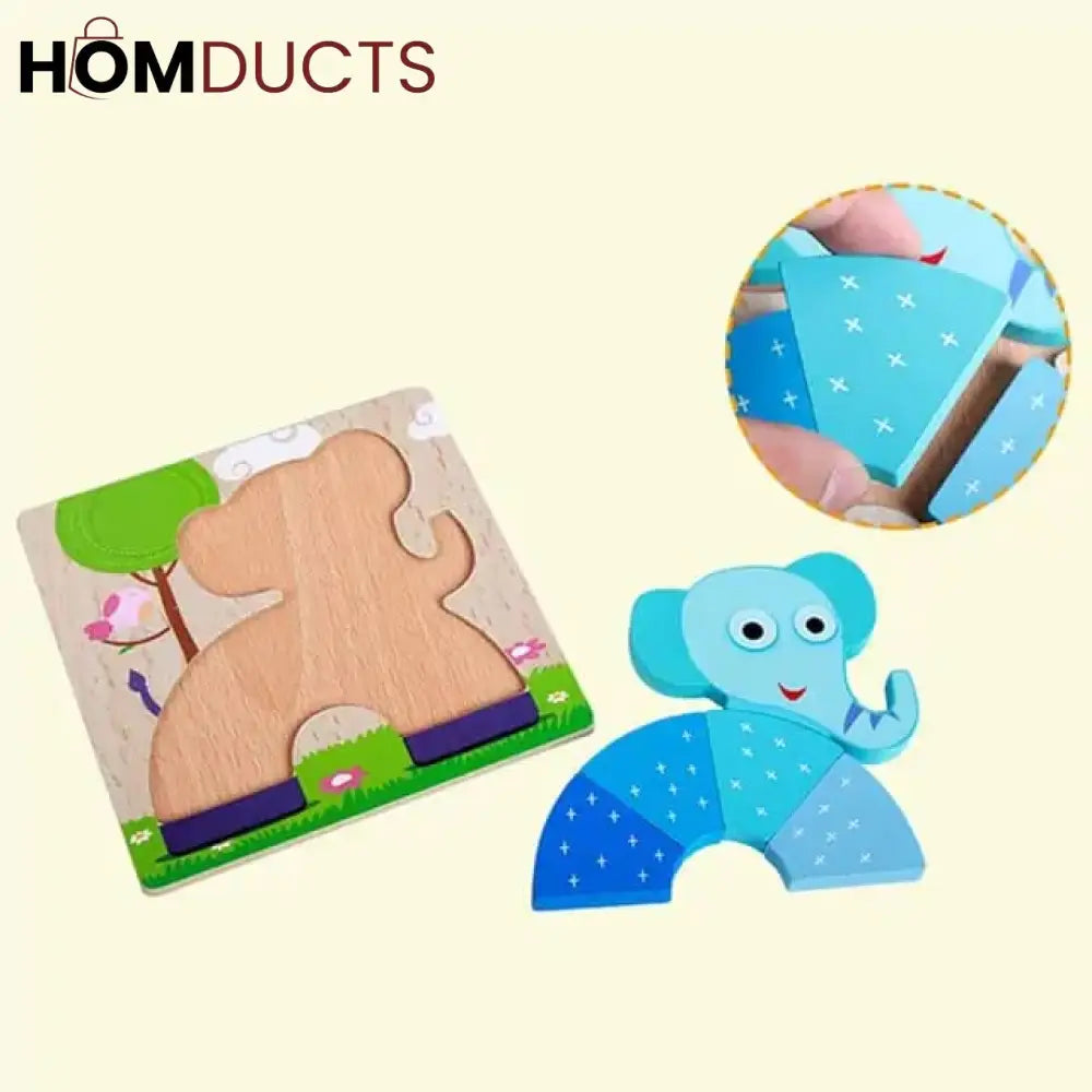 3d Wooden Puzzle Jigsaw Board