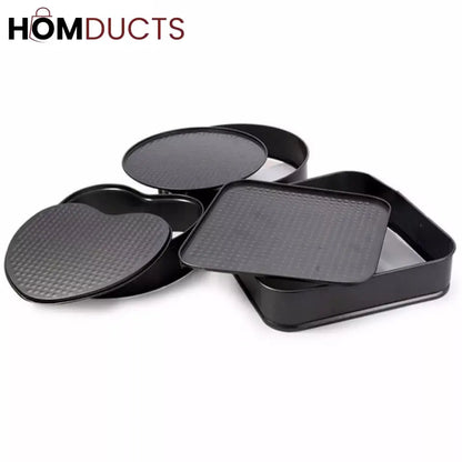 3pc Non Stick Cake Pan (Round, Heart , Square)