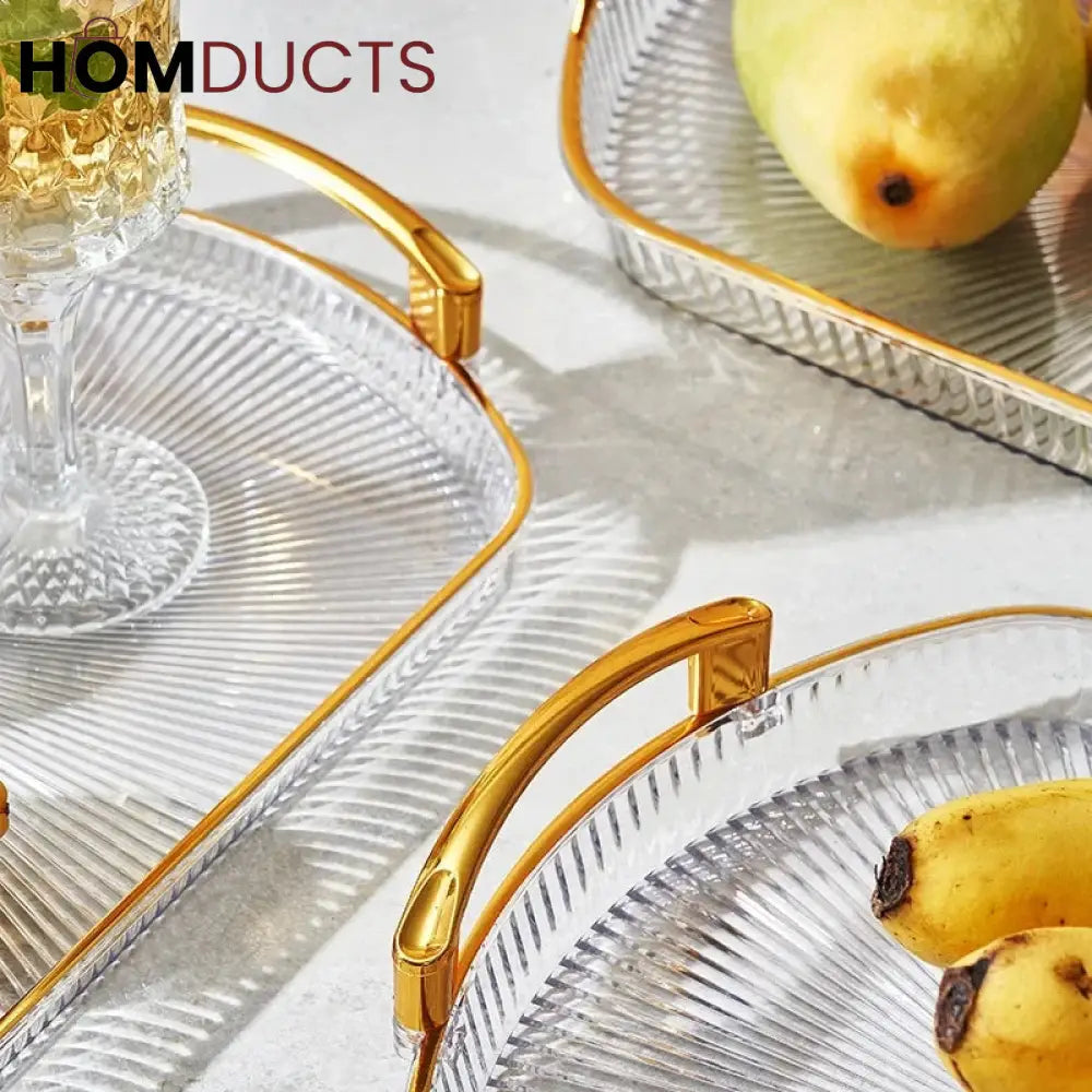 3pcs Acrylic Tray Set (Box Packing)