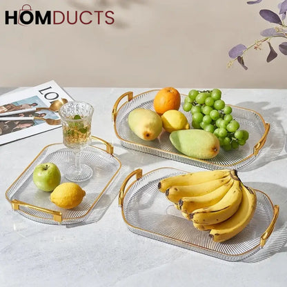 3pcs Acrylic Tray Set (Box Packing)