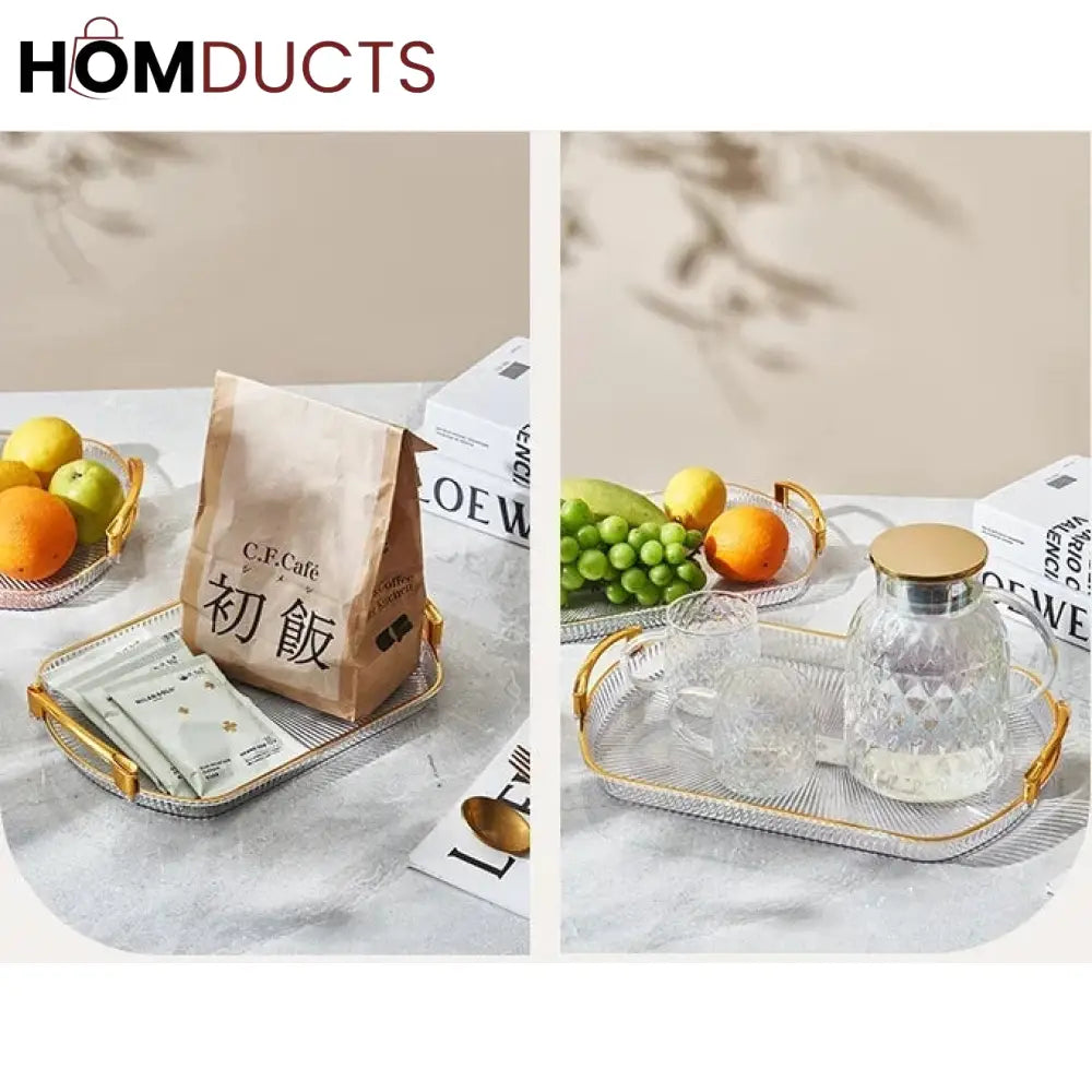 3pcs Acrylic Tray Set (Box Packing)