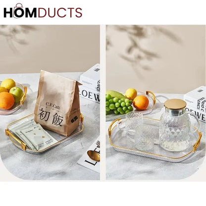 3pcs Acrylic Tray Set (Box Packing)