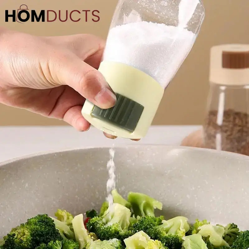 3pcs Auto Press Push Seasoning Bottles