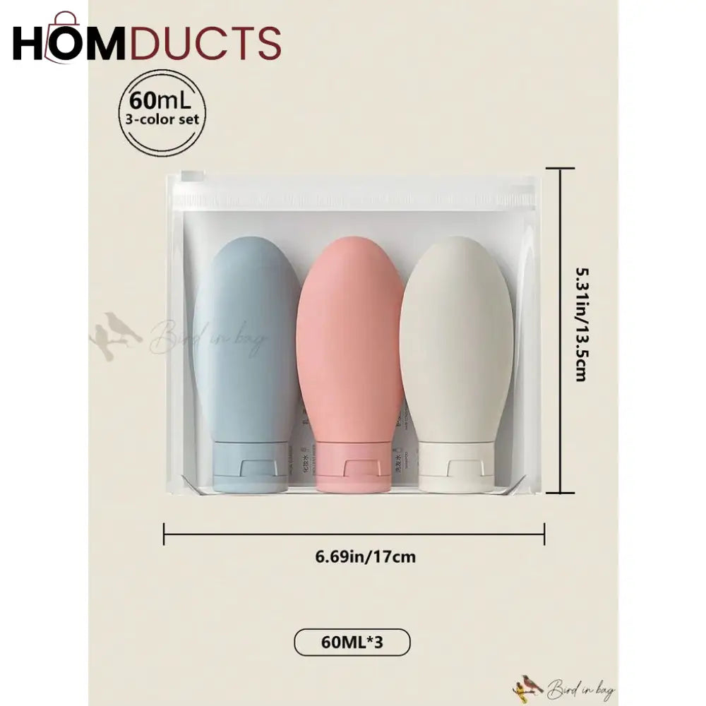 3Pcs Travel Bottle Set