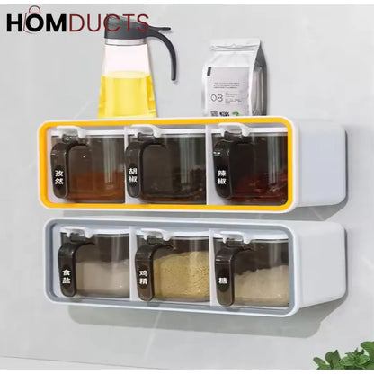 3Pcs Wall Sticking Masala Box