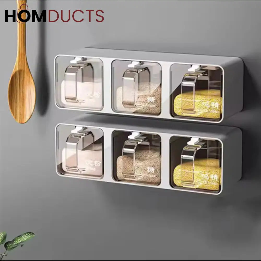 3Pcs Wall Sticking Masala Box