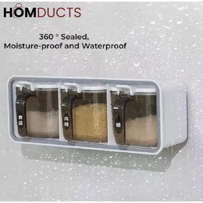 3Pcs Wall Sticking Masala Box