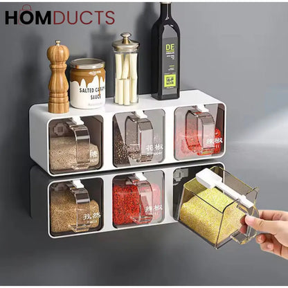 3Pcs Wall Sticking Masala Box