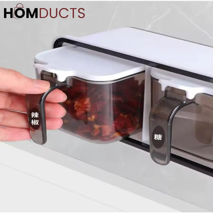 3Pcs Wall Sticking Masala Box