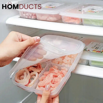 4 Grid Food Storage Box