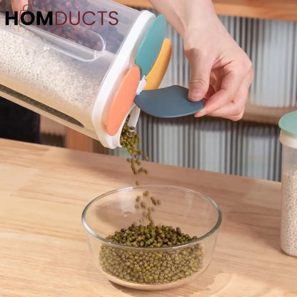4 Grids Cereal Storage Box