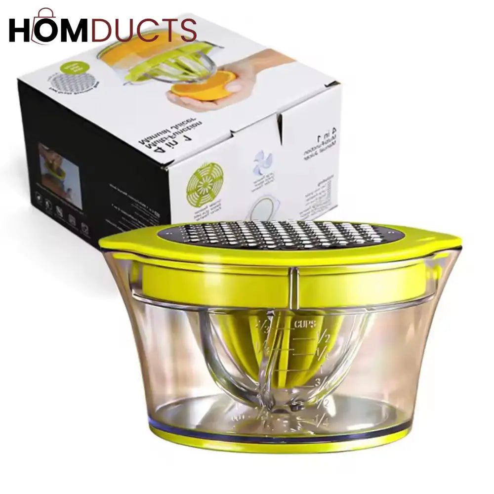 4 in 1 Manual Juicer With Grater