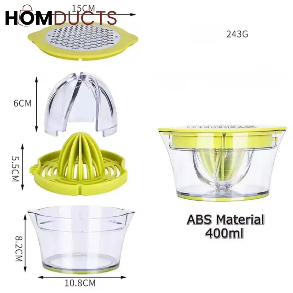 4 in 1 Manual Juicer With Grater