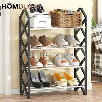 4 layer Diamond Cut Shoe rack