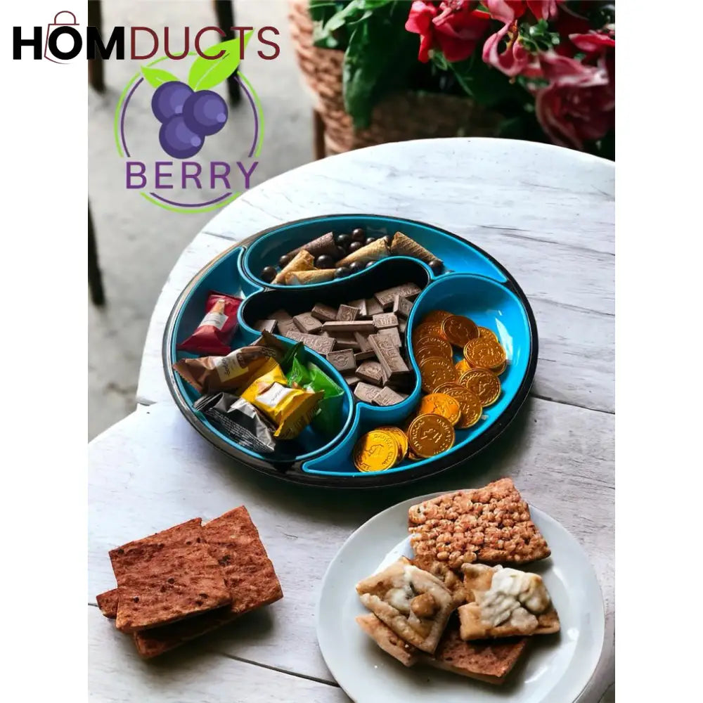4 Partition Snack Tray