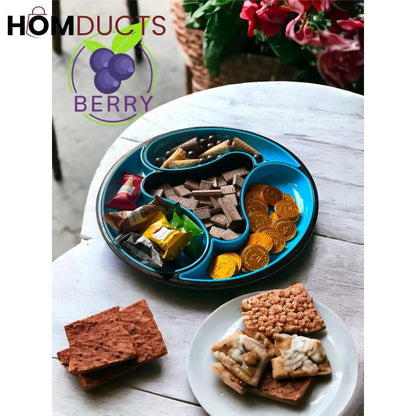 4 Partition Snack Tray