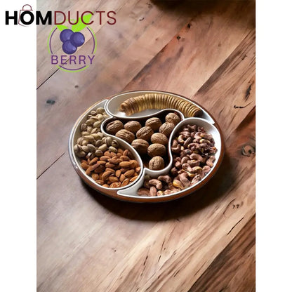 4 Partition Snack Tray