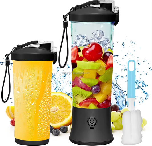 New High Quality Home/Car/Hotel/Outdoor USB Travel Milkshake Juicer Blender Mini Portable 600ml Waterproof Ice Crushing Fruit