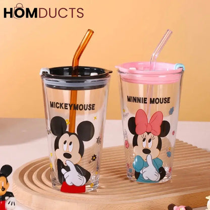 450ml Cup with Lid & Straw for Kids & Adults