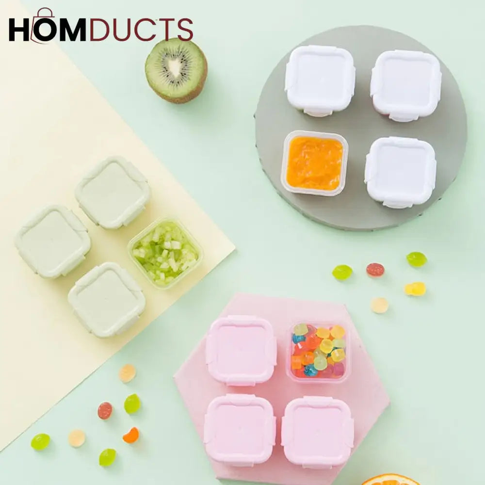 4pcs Bpa free Mini Storage Box