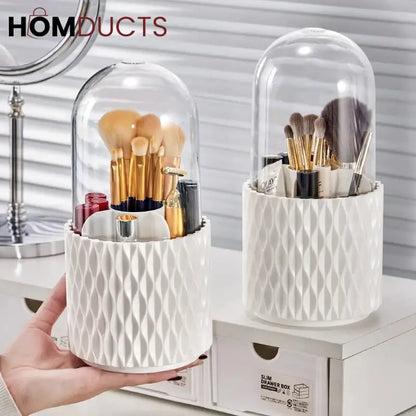 5 Grid Rotating Makeup Brush Holder