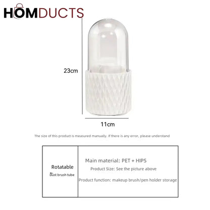 5 Grid Rotating Makeup Brush Holder