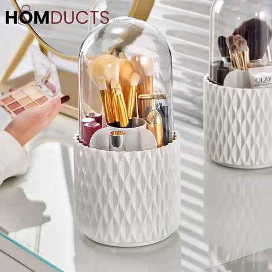 5 Grid Rotating Makeup Brush Holder
