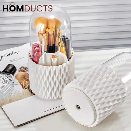 5 Grid Rotating Makeup Brush Holder