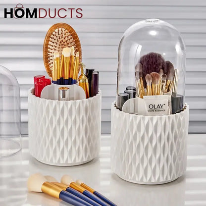 5 Grid Rotating Makeup Brush Holder