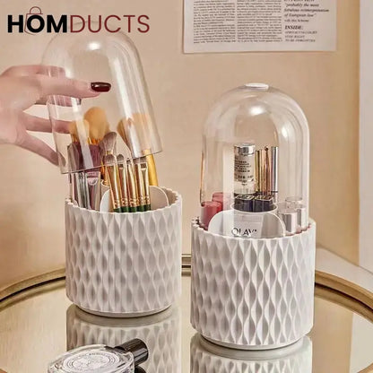 5 Grid Rotating Makeup Brush Holder