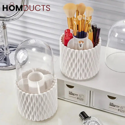 5 Grid Rotating Makeup Brush Holder