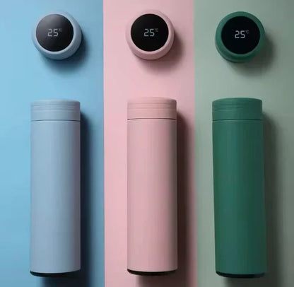 500ML Smart Water Bottle with LED Temperature Display – Stainless Steel Vacuum Insulated Thermos Flask for Hot & Cold Drinks in Pakistan