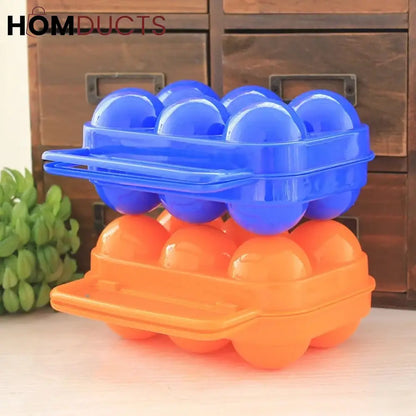 6 Grids Briefcase Egg Organizer
