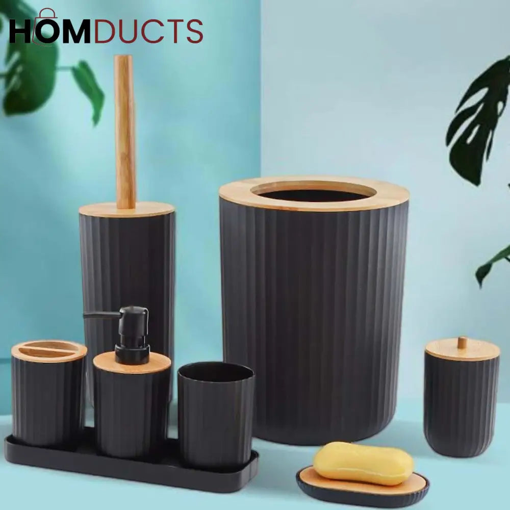 6 Pcs Bathroom Set (Premium Quality)